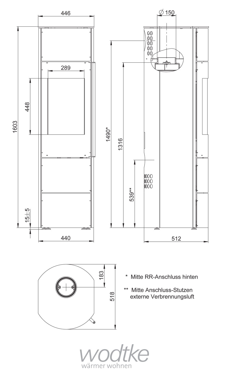 Hifire 50 dimensions