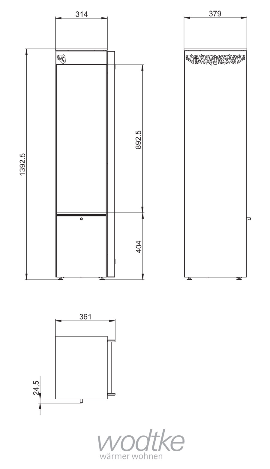 CLUB 11 Hiwood dimensions